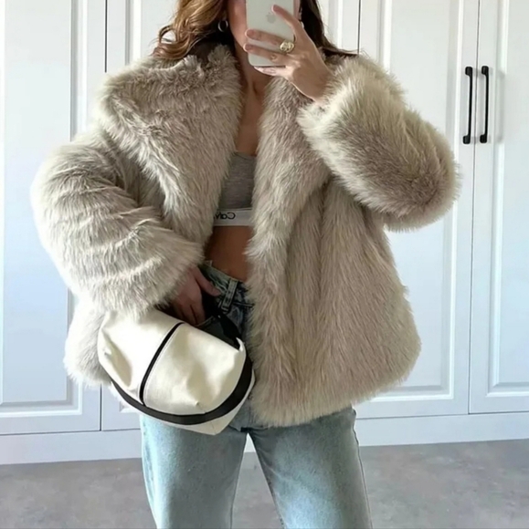 Jackets & Blazers - SALE!!! Woven Jacket For Women Loose Stand Collar Long Sleeve Coat Autumn Winter